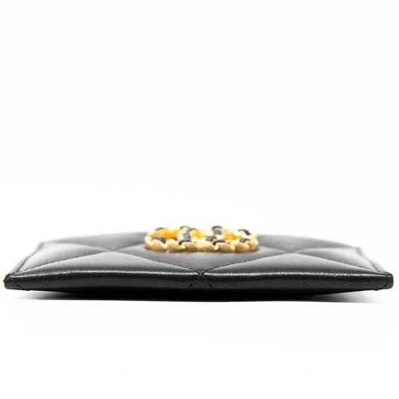 Chanel 19 Black Card Holder - Picture 5 of 10